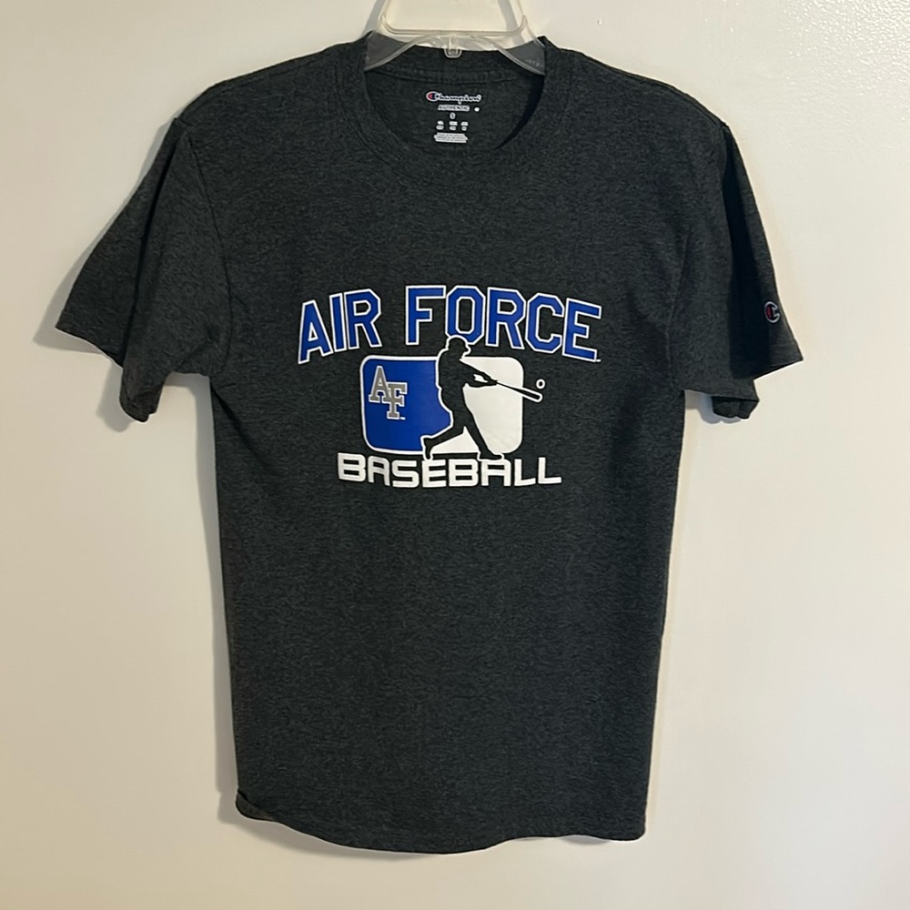 Air Force champion baseball gray shirt sz small
